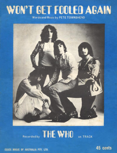 The Who - Australia - Won't Get Fooled Again - 1971