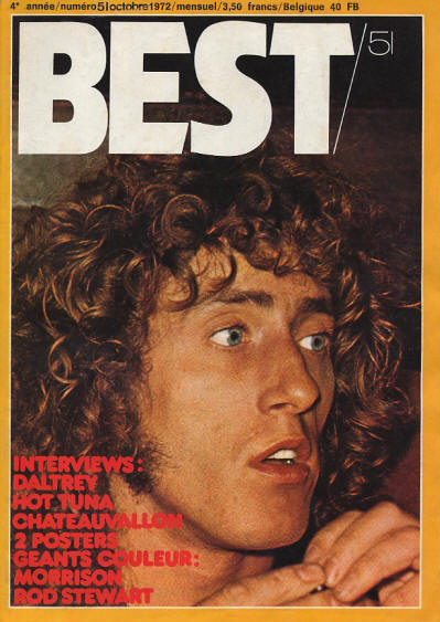 Roger Daltrey - France - Best - October, 1972 