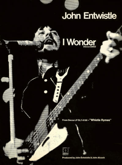 John Entwistle - I Wonder - 1973 USA