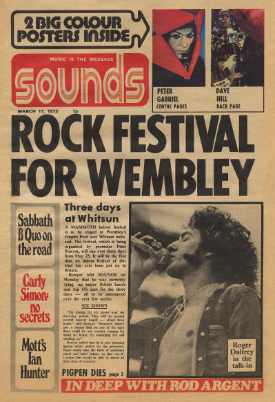 The Who - UK - Sounds - March 17, 1973 