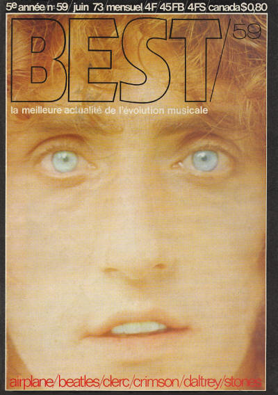 Roger Daltrey - France - Best - June, 1973 