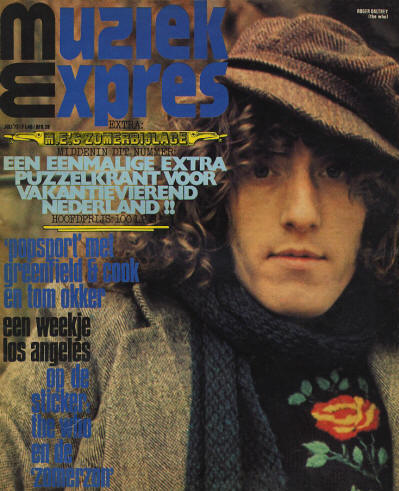 Roger Daltrey - Holland - Muziek Expres - July, 1973 