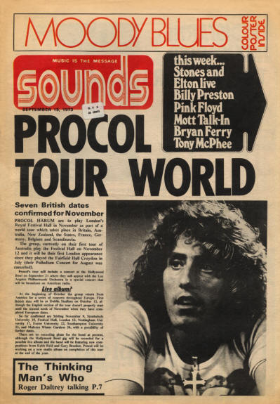 Roger Daltrey - UK - Sounds - September 15, 1973