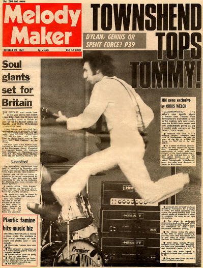 The Who - UK - Melody Maker - October 20, 1973 