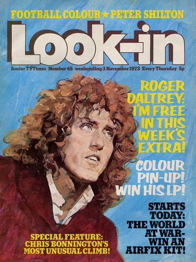 Roger Daltrey - UK - Look-in - November 03, 1973 
