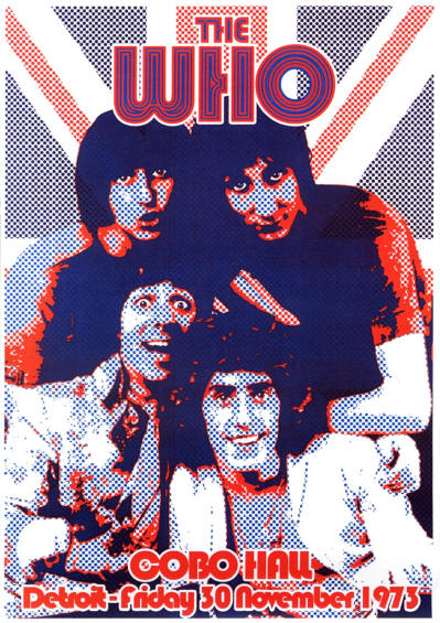 The Who - Cobo Hall, Detroit, Michigan - November 30, 1973 (Reproduction)
