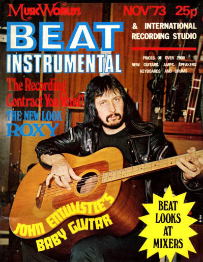 John Entwistle - UK - Beat Instrumental - November, 1973 