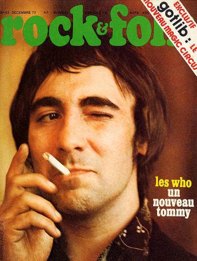 The Who - France - Rock & Folk - December, 1973 