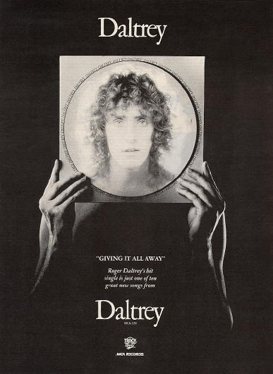 Roger Daltrey - Daltrey - 1973 USA