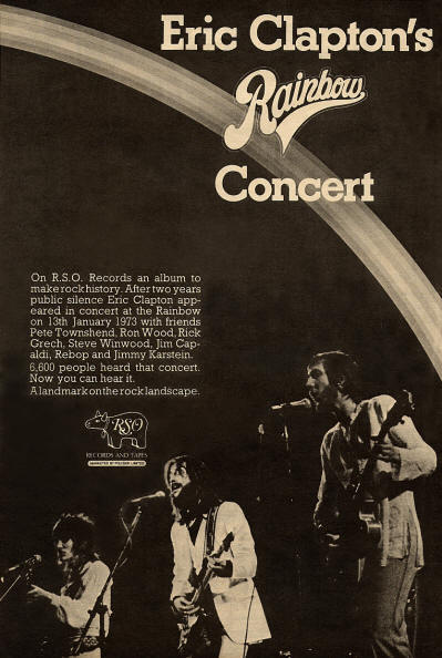 Eric Clapton's Rainbow Concert - Featuring Pete Townshend - 1973 UK