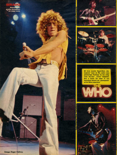The Who - Germany - Bravo - February 28, 1974 (Back Cover)