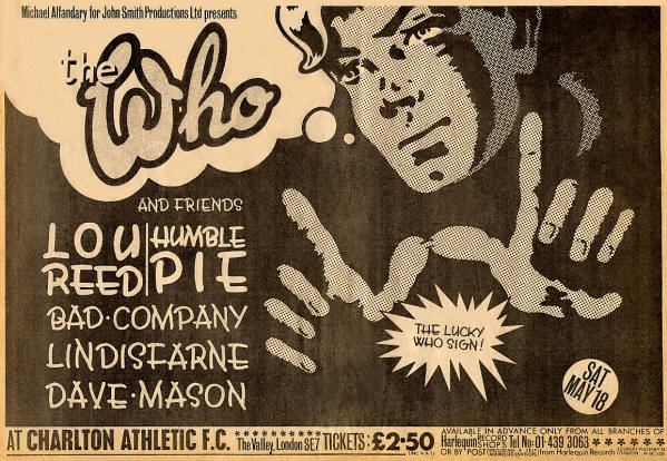 The Who - Charlton - 1974 UK