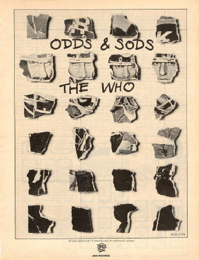 The Who - Odds & Sods - 1974 USA