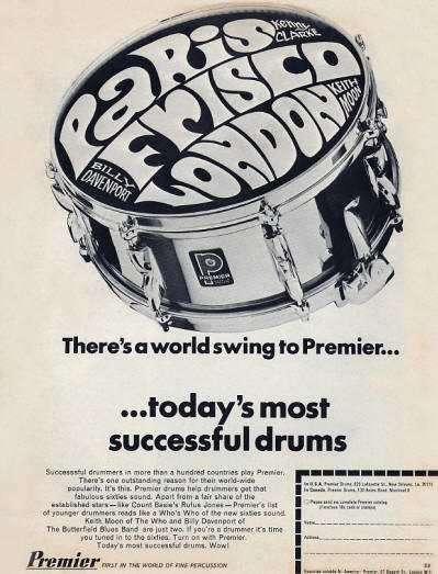 Keith Moon - Premier Drums - 1974 USA