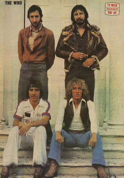 The Who - 1975 Australia Pinup