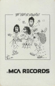 The Who By Numbers - USA- Playing Cards (Promo)