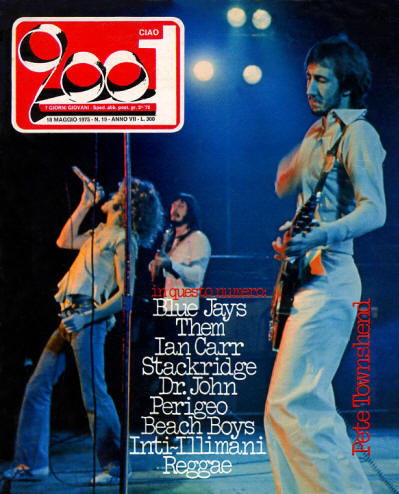 The Who - Italy - CIAO 2001 - May 18, 1975