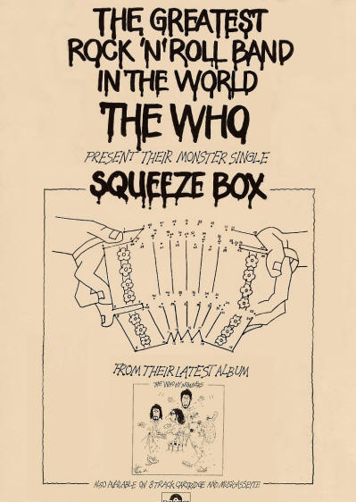 The Who - Squeeze Box - 1975 UK