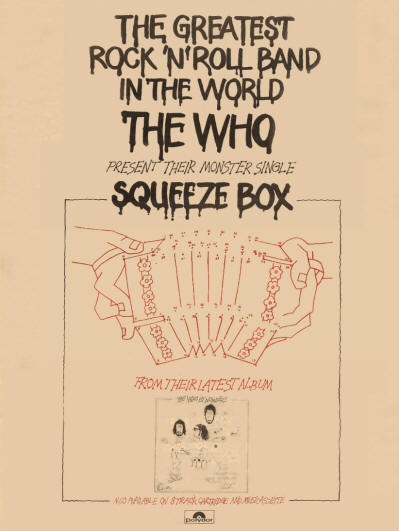 The Who - Squeezebox - 1975 UK