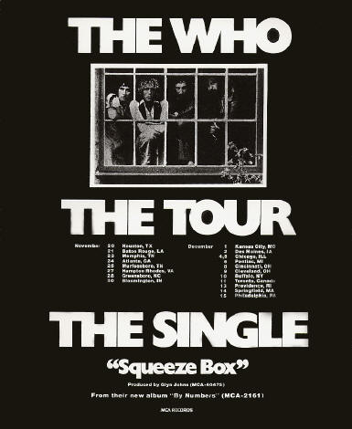 The Who - Squeeze Box & Who Tour - 1975 USA