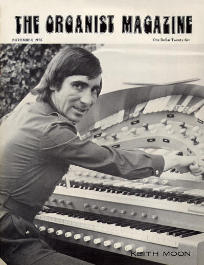 Keith Moon - USA - The Organist Magazine - November, 1975
