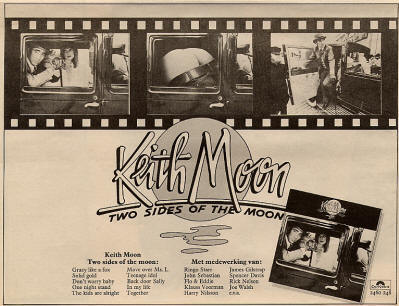 Keith Moon - Two Sides Of The Moon - 1975 Holland