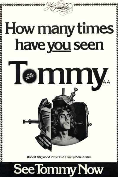 The Who - Tommy (Movie) - 1975 UK