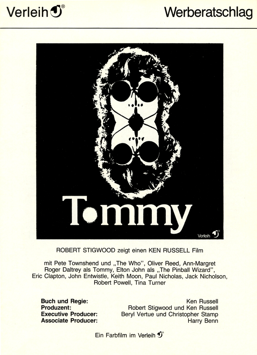 The Who - Tommy - 1975 Germany Press Kit