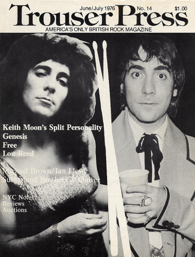 Keith Moon - USA - Trouser Press - June/July 1976