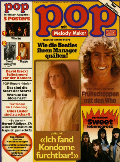 Roger Daltrey - Holland - Pop - September, 1976