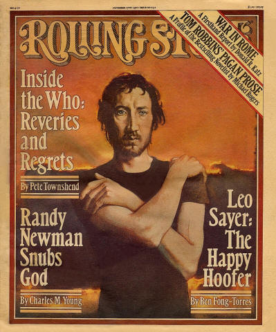 Pete Townshend - USA - Rolling Stone - November 17, 1977