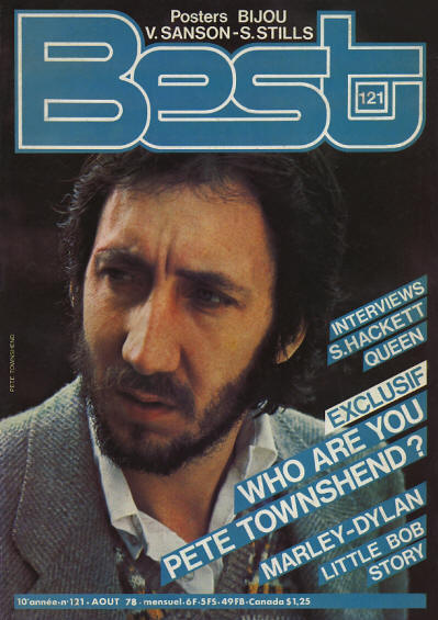 Pete Townshend - France - Best - August, 1978 