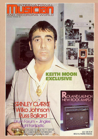 Keith Moon - UK - International Musician - October, 1978 