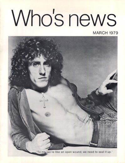 The Who - USA - Who's News - March, 1979
