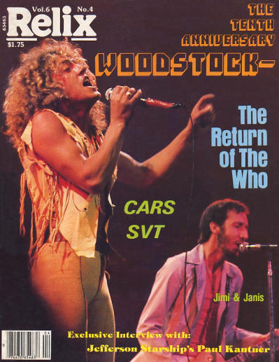 The Who - USA - Relix - August, 1979