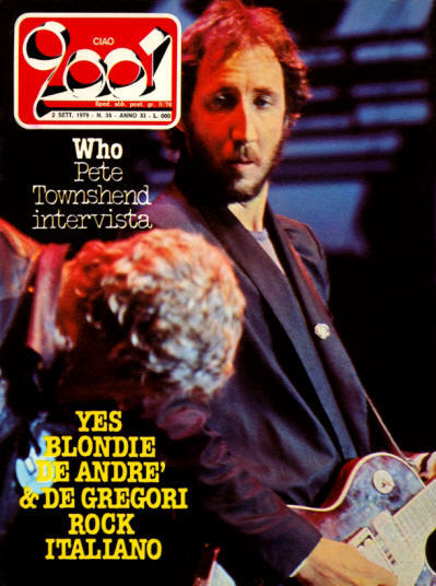 Pete Townshend - Italy - Ciao 2001 - September 2, 1979