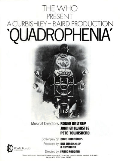 The Who - Quadrophenia - 1979 USA