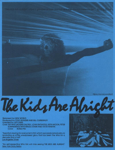 The Who - The Kids Are Alright - 1979 USA Flyer