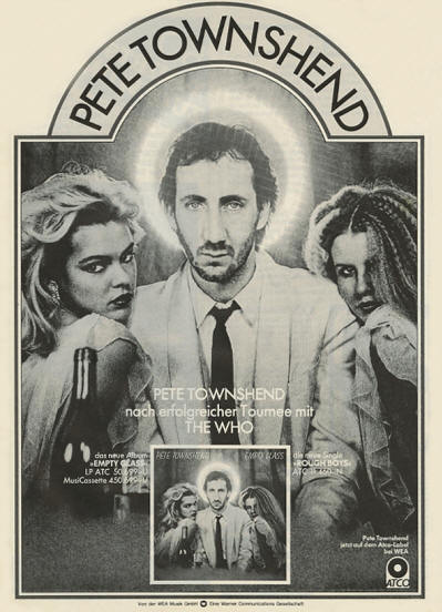 Pete Townshend - Empty Glass - 1980 Germany