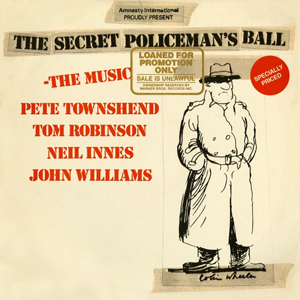 Pete Townshend - The Secret Policeman's Ball - 1980 USA LP