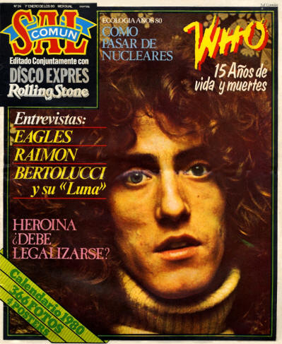 Roger Daltrey - Spain - Sal Comun - January, 1980