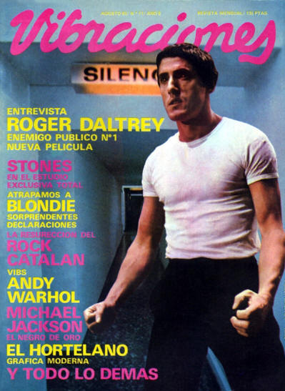 Roger Daltrey - Spain - Vibraciones - August, 1980