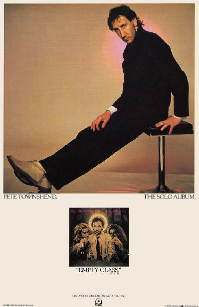 Pete Townshend - Empty Glass - 1980 USA