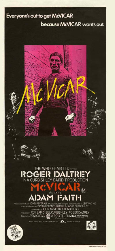 Roger Daltrey - McVicar - 1980 Australia