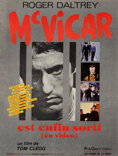 Roger Daltrey - McVicar - 1980 France