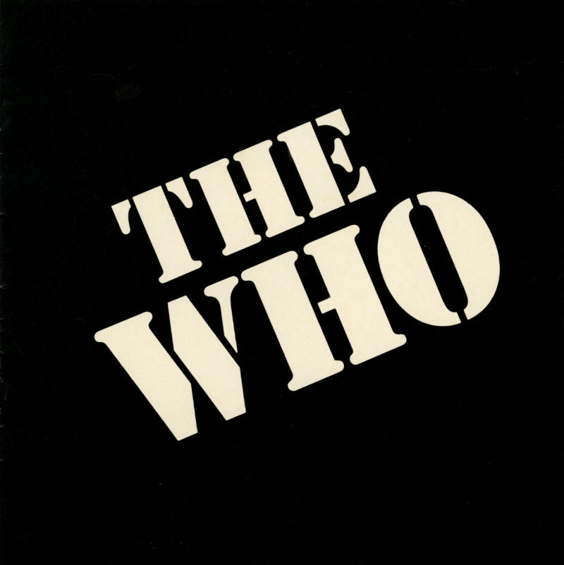 The Who - Face Dances - 1981 USA Merchandising Manual