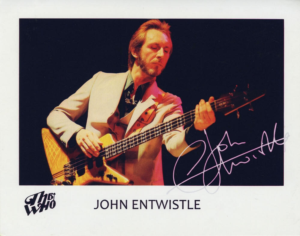 The Who - John Entwistle - 1981 UK Press Kit