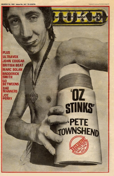 Pete Townshend - Australia - Juke - March 14, 1981 