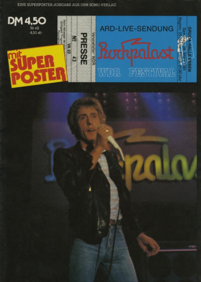 The Who - Germany - Ein Superposter -April, 1981