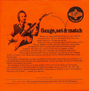 John Entwistle - RotoSound Strings - 1981 UK